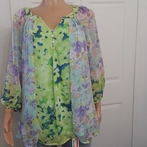 figueroa&flower spring floral top.